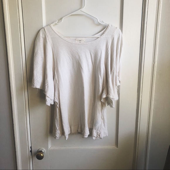 Anthropologie t.la cream top - Picture 3 of 3